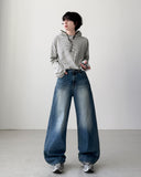 Col Brush Wide Denim