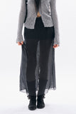Summit see-through layered skirt