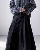 Drape Wrap Skirt Pants