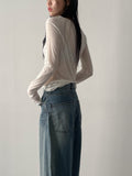 541 Rivet Balloon Wide Denim Pants