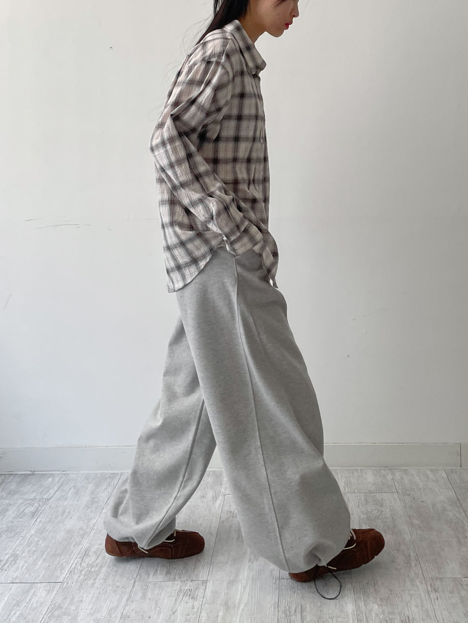 【INCHANT ME】Miyu Fleece Balloon Training Pants INCHANT ME(インチャントミー) - [男女兼用] ミユバルーン