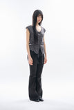 Iska stud bootcut pants