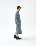 [AG] Side Washed Denim Half Pants