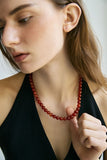Burning Berry Carnelian Necklace