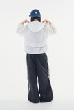 Drop see-through windbreaker jumper