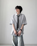 Ilia Check Half Shirt