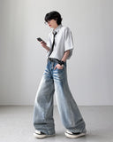 Neon Washed Balloon Denim
