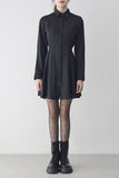 Mien Shirt Collar One Piece