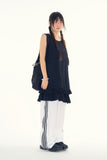 Round frill mini one piece