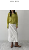 Summer Viscose V-neck Overfit Knit