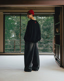 Western Balloon Denim Pants