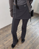 LAYERED SKIRT PANTS SET