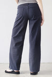Bolt pin tuck wide pants