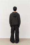 Cole Cropped Dyeing Zip Hoodie