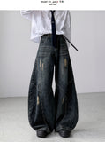 Bezel Balloon Wide Denim