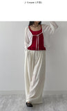 Lucy Strap Long Wide Pants