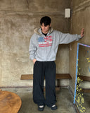 Lao Flag Hooded Zip-Up