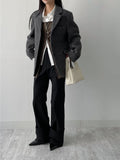 [wool 95%] Booth Hairy 3-button Overfit Jacket