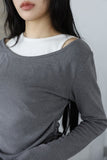 Cozy Mood Layered Brushed Tee