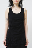 (W) Lino Button Sleeveless
