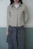 Kar Check Three Quarter Shirt
