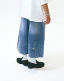 [AG] Upside Down Denim Half Pants