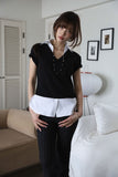 Lier Double Collar Short Sleeve Tee
