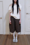 Bruno string cargo bermuda pants