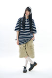 Havik washed cargo bermuda pants
