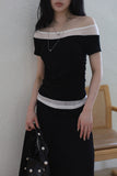 Two Piece Ball Chain Set Necklace