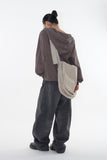 Solid canvas cross bag