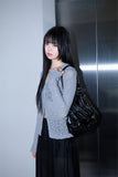 Solune net collor cardigan