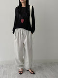 Toto Boat Neck Loose Fit Knit