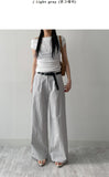 Neti Nylon Wide Pants