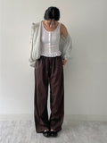 Stripe String Hood Jumper
