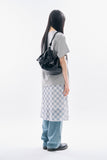 Viva see-through check skirt
