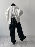 Reverse Slit Over Fit Sweatshirt