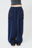 (W) Sports Mesh Banding Pants