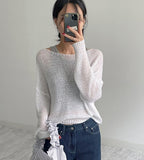 Toto Boat Neck Loose Fit Knit