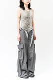 (W) Earth Shirring Top