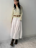 Mohair Raglan See-Through Knit