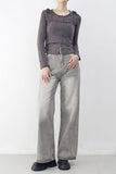 Zeta denim washed pants
