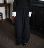 Big Pocket Stud Easy Pants