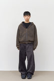 Salt Washed Zip Hoodie