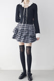 Luna Check Tiered Skirt