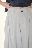 Pie check capri bermuda pants