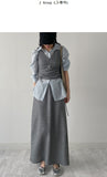 Creek Knit Shirring Sleeveless