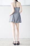Moil Stripe Halter One Piece