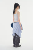 Tanoa button sleeveless top