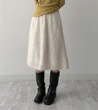 Mio Fringe Banding Skirt